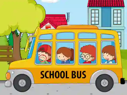 School Bus Differences — безкоштовна онлайн гра