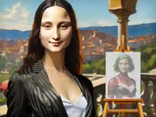 Mona Lisa Fashion Experiments — безкоштовна онлайн гра