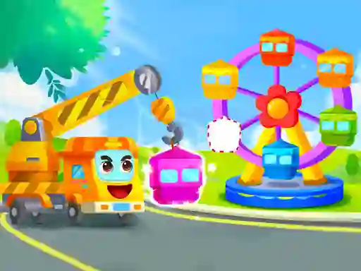 Little Panda Truck Team — безкоштовна онлайн гра