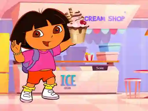 Ice Cream Maker With Dora — безкоштовна онлайн гра