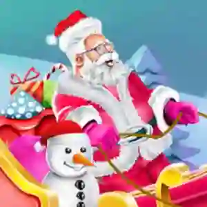 Design santas sleigh — безкоштовна онлайн гра