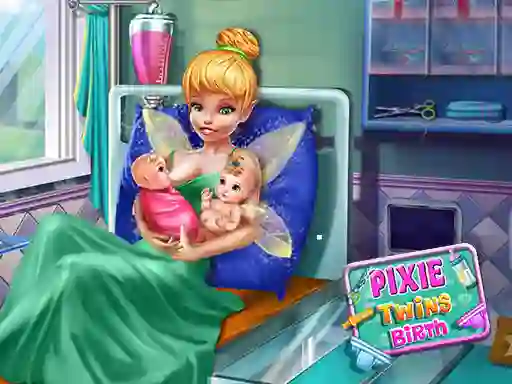 Pixie Twins Birth — безкоштовна онлайн гра