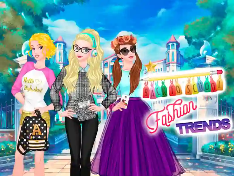 Back To School Fashion Trends — безкоштовна онлайн гра