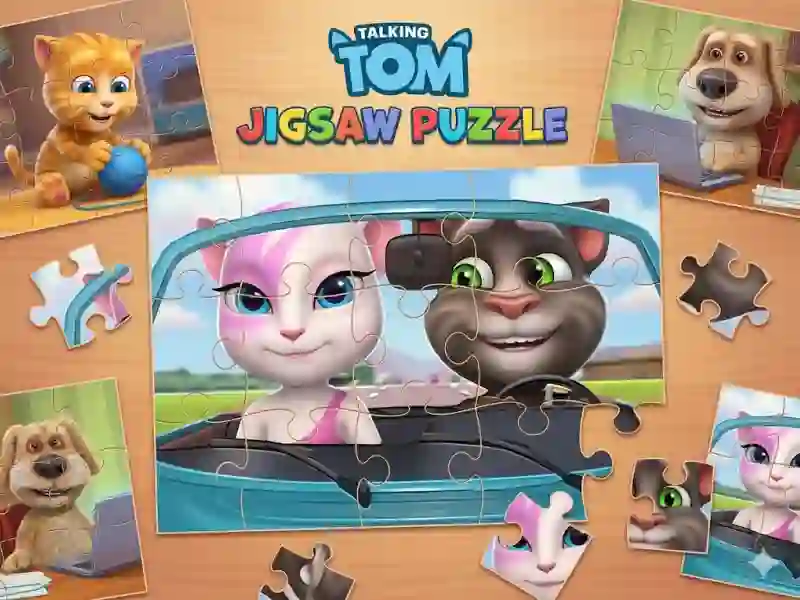 Talking Tom Jigsaw Puzzle — безкоштовна онлайн гра