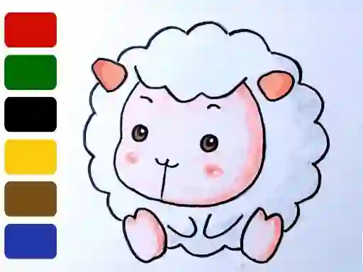 Baby sheep ColoringBook — безкоштовна онлайн гра