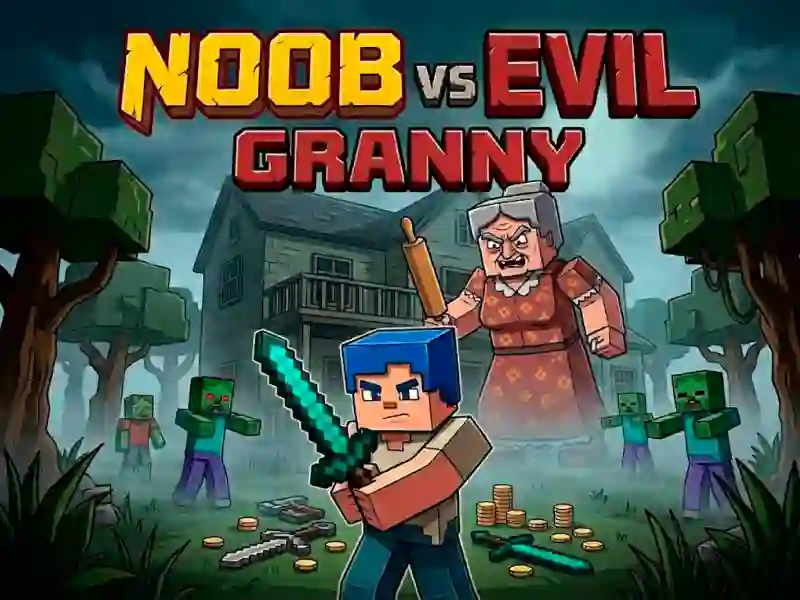 Noob vs Evil Granny — безкоштовна онлайн гра