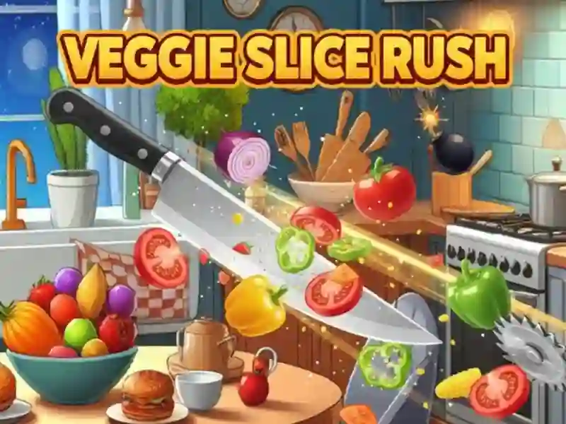 Veggie Slice Rush — безкоштовна онлайн гра