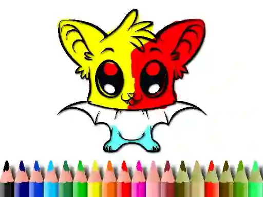 Cute Bat Coloring Book — безкоштовна онлайн гра