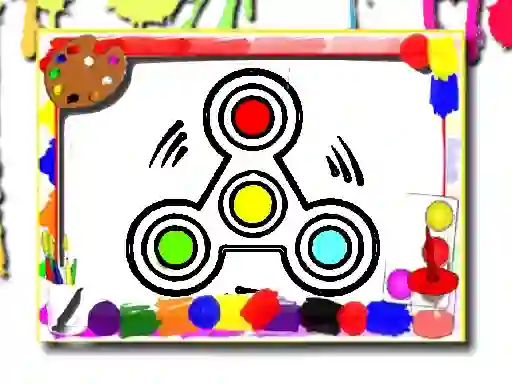 Fidget Spinner Coloring Book — безкоштовна онлайн гра