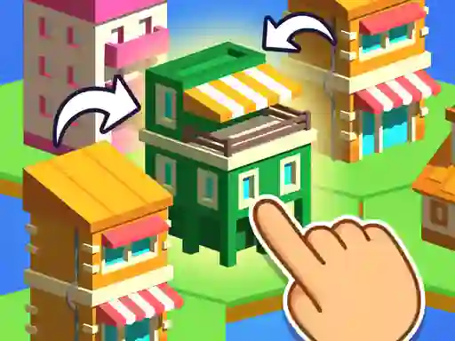 Crafty Town Merge City — безкоштовна онлайн гра