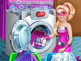 Superdoll Washing Capes — безкоштовна онлайн гра