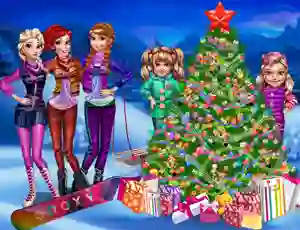 Princesses Christmas tree — безкоштовна онлайн гра