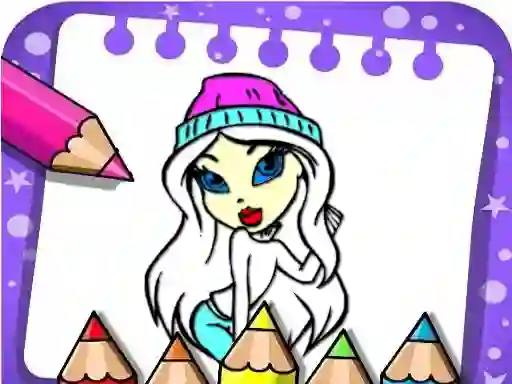 Easy Bratz Coloring — безкоштовна онлайн гра