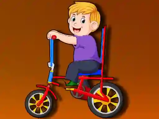Cartoon Bike Jigsaw — безкоштовна онлайн гра