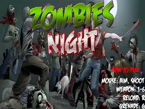 Zombies Night — безкоштовна онлайн гра