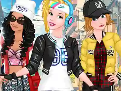 Princesses Sporty & Funky Day — безкоштовна онлайн гра