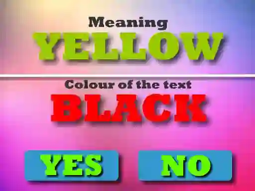 Colour Text Challeenge — безкоштовна онлайн гра