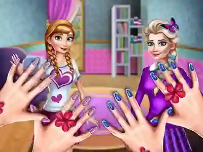 Princesses Nails Salon — безкоштовна онлайн гра