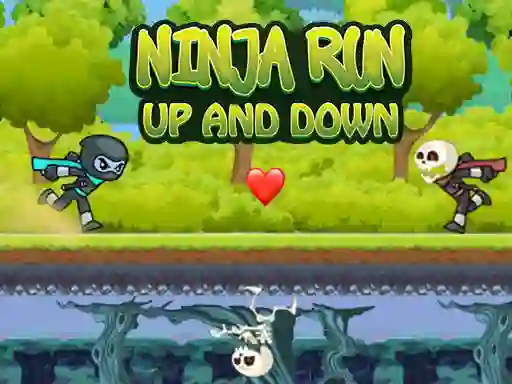 Ninja Run Up And Down — безкоштовна онлайн гра