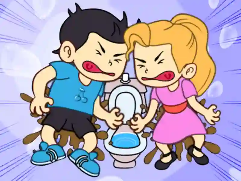 Toilet Rush Race: Draw Puzzle — безкоштовна онлайн гра