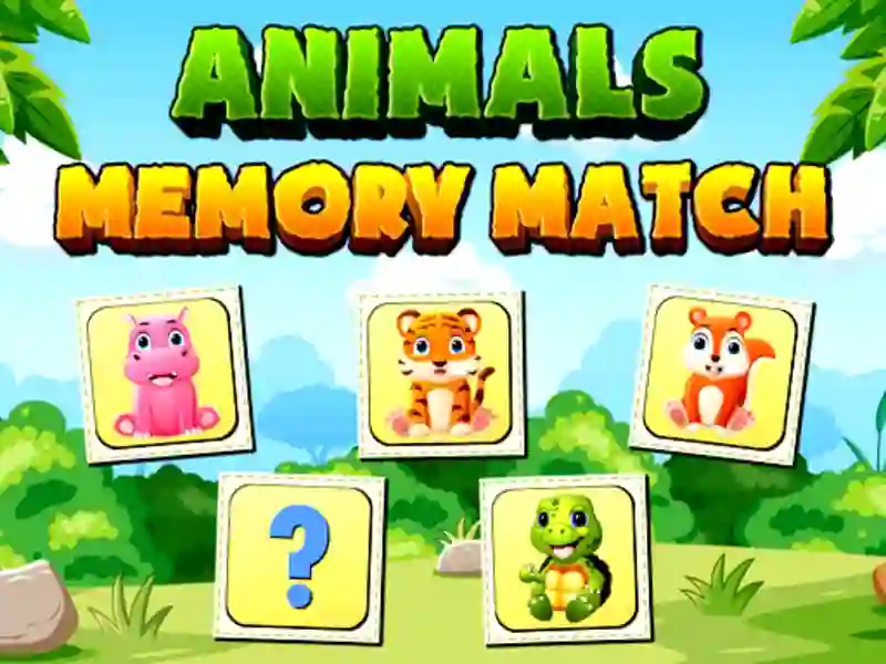 Animals Memory Match — безкоштовна онлайн гра