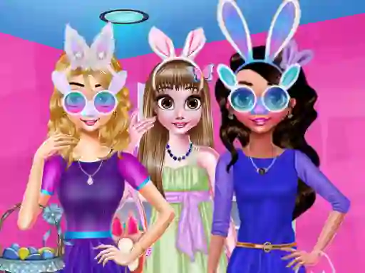 Funny Easter Girls — безкоштовна онлайн гра