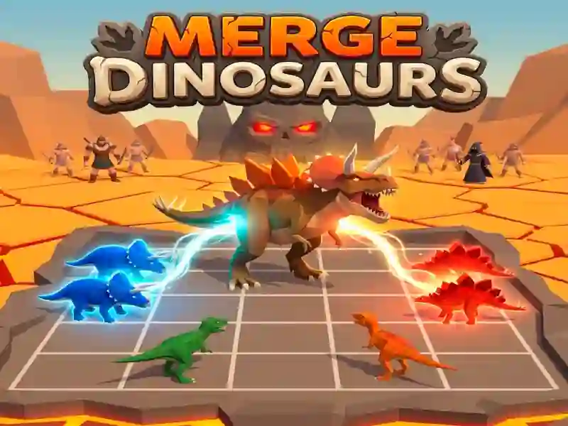 Merge Dinosaurs — безкоштовна онлайн гра