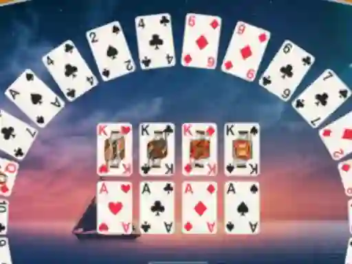 Crescent Solitaire — безкоштовна онлайн гра