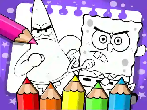 Sponge Bob Coloring Book — безкоштовна онлайн гра