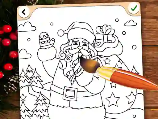 Christmas Coloring Game — безкоштовна онлайн гра