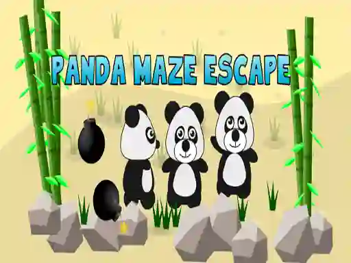 Panda Maze Escape — безкоштовна онлайн гра