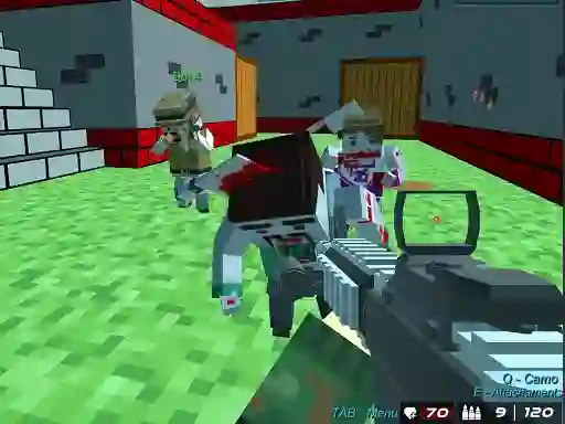 Blocky Wars Advanced Combat Swat — безкоштовна онлайн гра