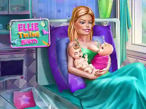 Ellie Twins Birth — безкоштовна онлайн гра