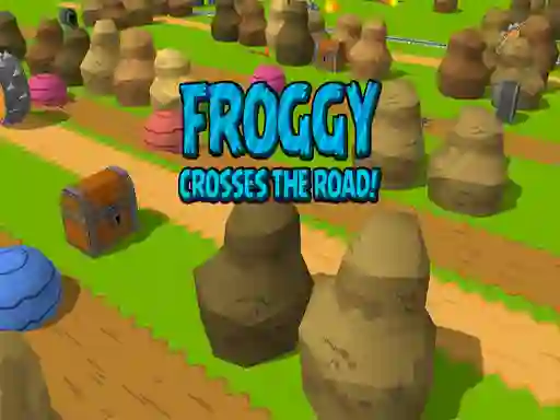 Froggy Crosses The Road! — безкоштовна онлайн гра