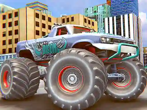 Monster Truck Stunt Driving Simulation — безкоштовна онлайн гра