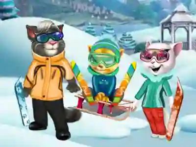 Cats Winter Fun — безкоштовна онлайн гра