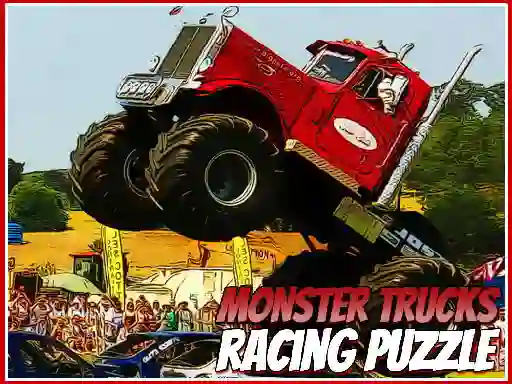 Monster Trucks Racing Puzzle — безкоштовна онлайн гра