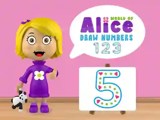 World of Alice Draw Numbers — безкоштовна онлайн гра
