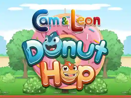Cam and Leon: Donut Hop — безкоштовна онлайн гра