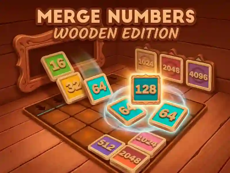 Merge Numbers Wooden Edition — безкоштовна онлайн гра