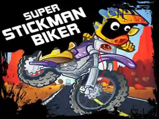 Super Stickman Biker — безкоштовна онлайн гра