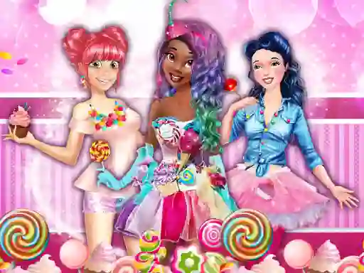 Sweet Party With Princesses — безкоштовна онлайн гра