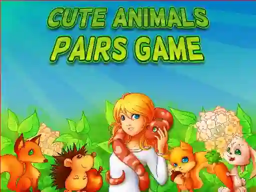 Cute Animals Pairs Game — безкоштовна онлайн гра