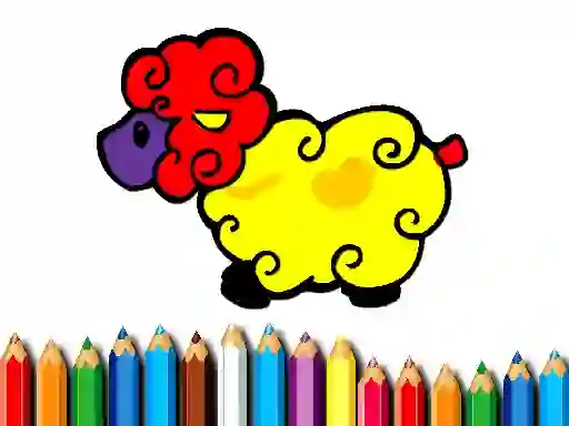 Baby Sheep Coloring — безкоштовна онлайн гра