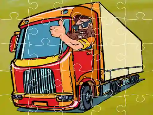 Semi Trucks Jigsaw — безкоштовна онлайн гра