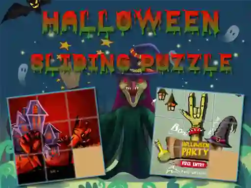 Halloween Sliding Puzzle — безкоштовна онлайн гра