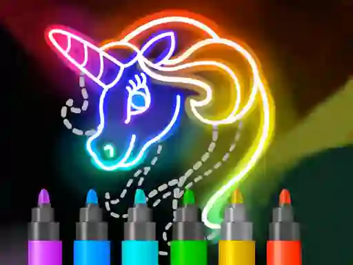 Learn to Draw Glow Cartoon — безкоштовна онлайн гра
