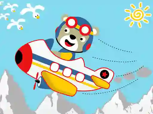 Friendly Airplanes For Kids Coloring — безкоштовна онлайн гра