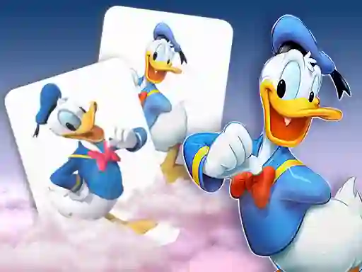 Donald Duck memory card match — безкоштовна онлайн гра