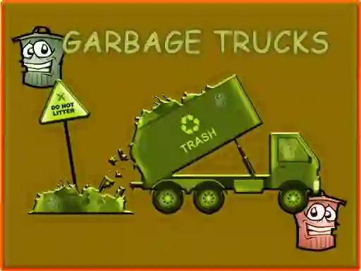 Garbage Trucks Hidden Trash Can — безкоштовна онлайн гра